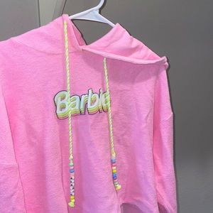 Barbie Outfit Set Cropped Hoodie Sweatpants Joggers Terry Cloth NWT